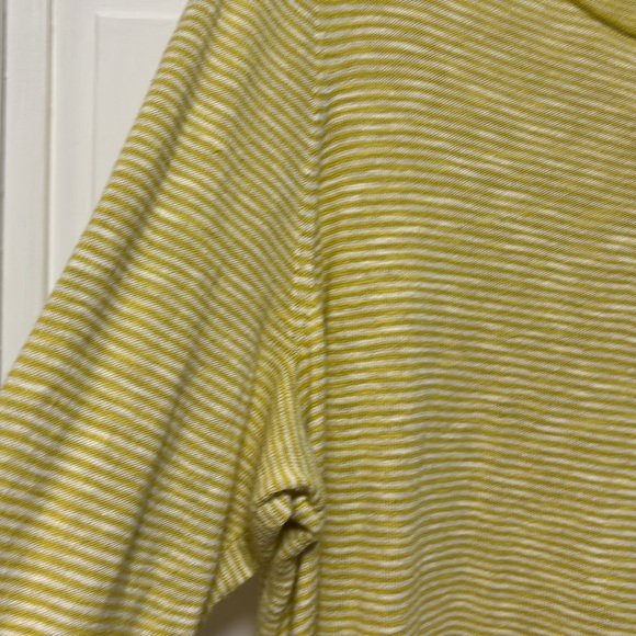 Eileen Fisher Woman sz. 2X lime green and white lightweight sweater. Beautiful! - Picture 6 of 8